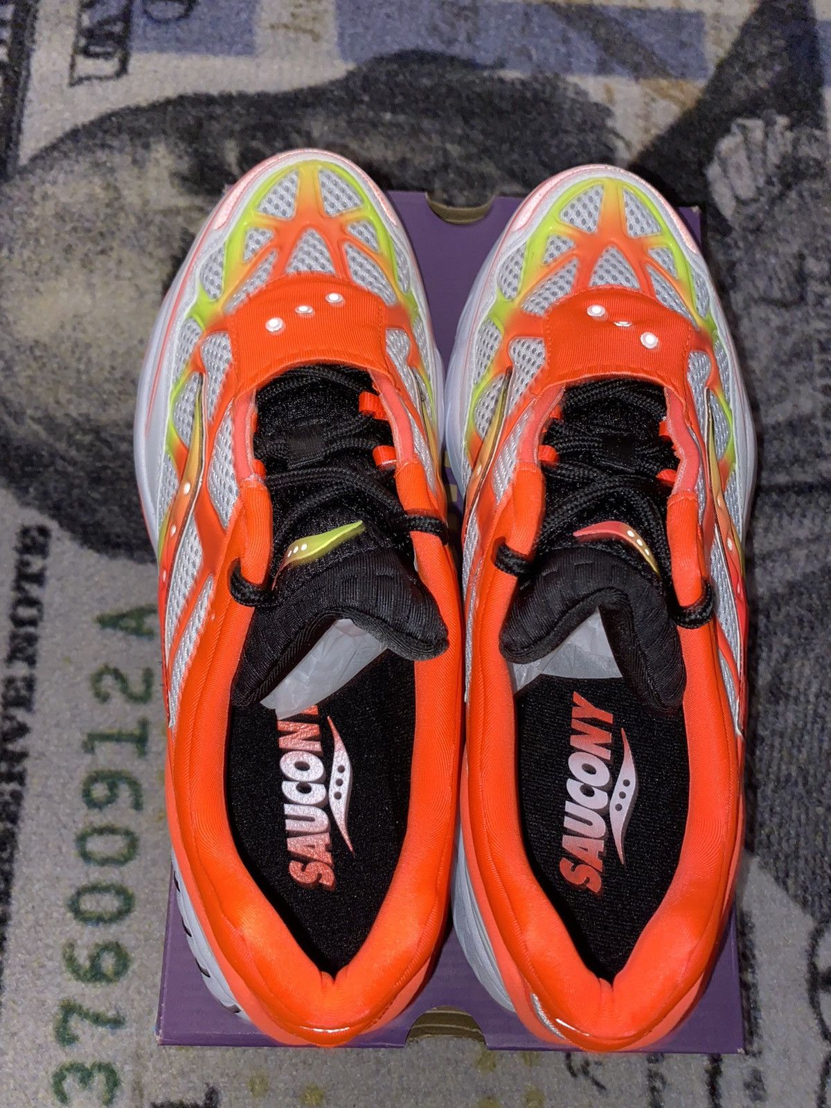 Saucony Saucony Grid Web Vizi Red Size US 9 / EU 42 - 5 Thumbnail