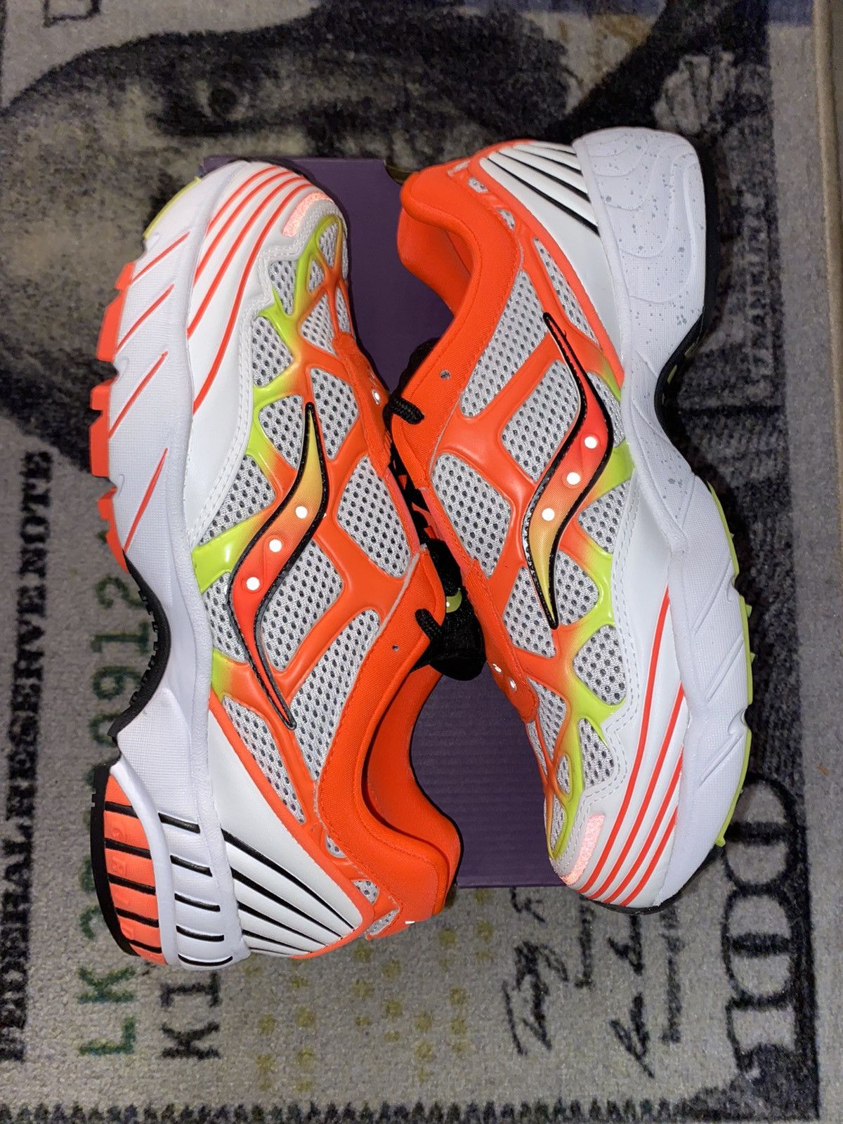 Saucony Saucony Grid Web Vizi Red Size US 9 / EU 42 - 2 Thumbnail