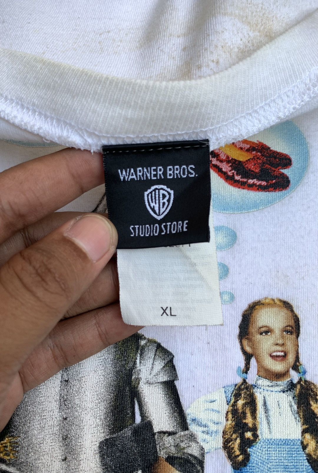 Cartoon Network Vintage 90s Wizard Of Oz Long Sleeve Promo Movie Shirt Size US XL / EU 56 / 4 - 6 Thumbnail