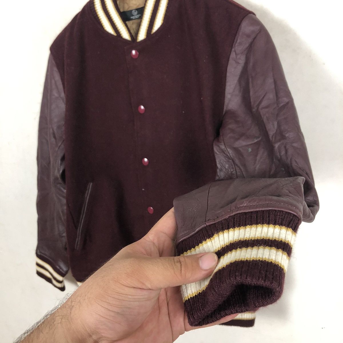 BEAUTY&YOUTH × Japanese Brand BEAUTY & YOUTH UNITED ARROW VARSITY JACKET Size US L / EU 52-54 / 3 - 4 Thumbnail