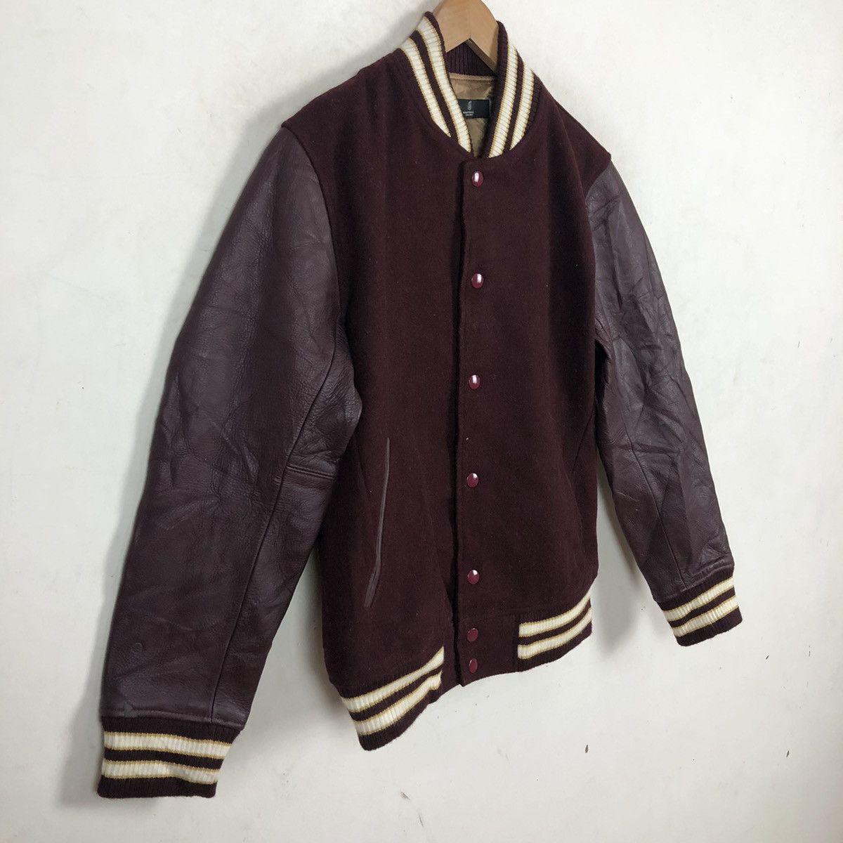 BEAUTY&YOUTH × Japanese Brand BEAUTY & YOUTH UNITED ARROW VARSITY JACKET Size US L / EU 52-54 / 3 - 5 Thumbnail