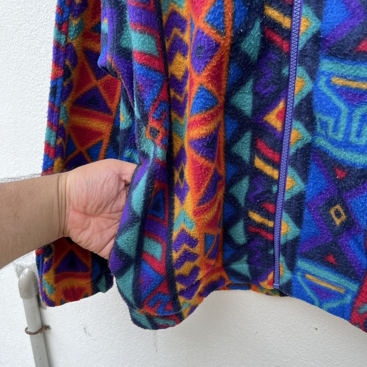 Japanese Brand × Mossimo RARE COLOURFUL NAVAJO FLEECE JACKET NORTONS BY MOSSIMO Size US M / EU 48-50 / 2 - 6 Thumbnail