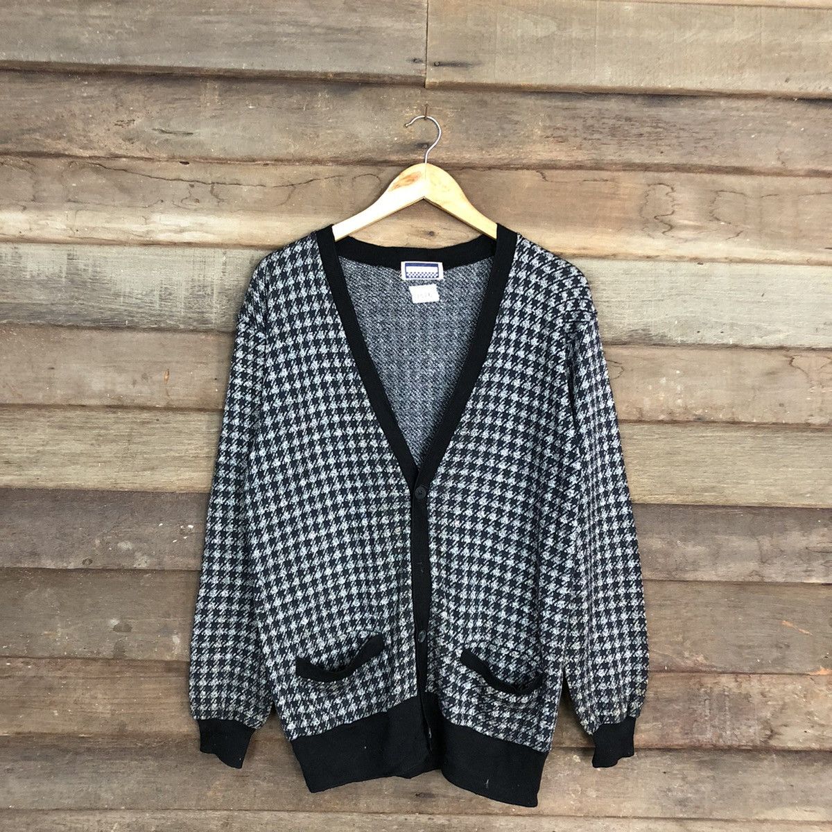 Homespun Knitwear Coppe Company Grey Cardigan knitwear #152B Size US L / EU 52-54 / 3 - 1 Thumbnail