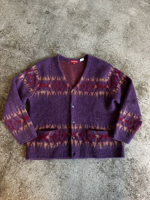 Supreme Supreme FW22 Mohair Cardigan | Grailed