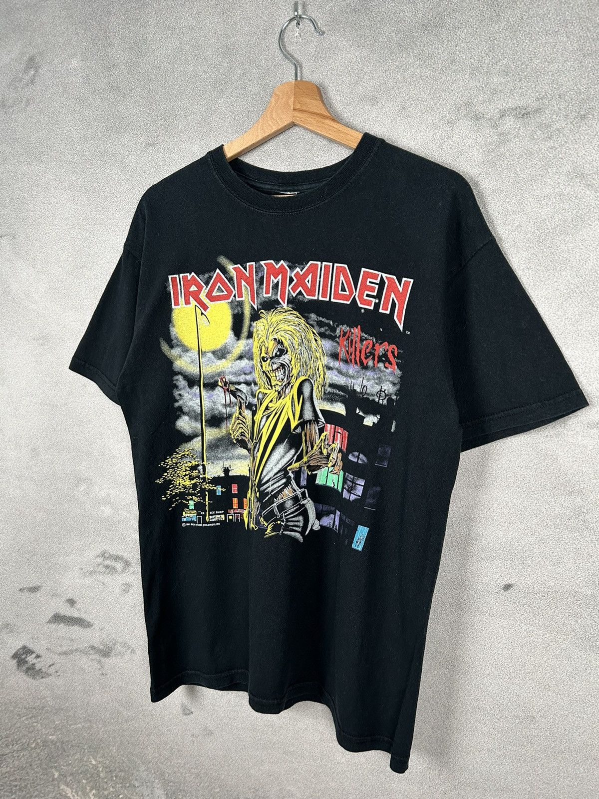 Band Tees 1981 Iron Maiden Killers Rock Band Tee Graphic Vintage Size US M / EU 48-50 / 2 - 2 Thumbnail