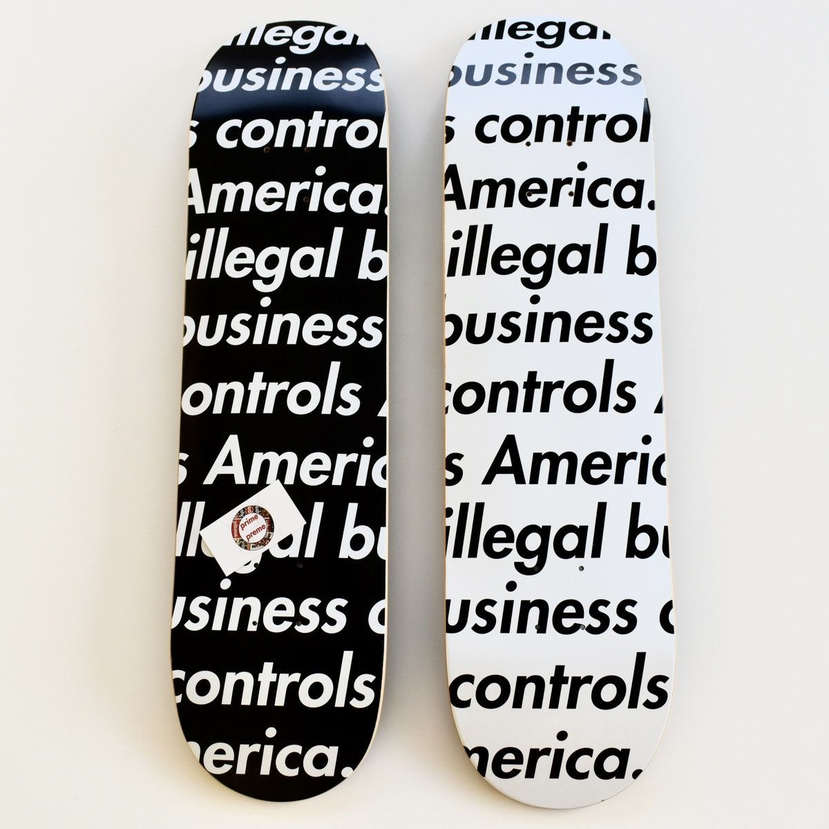 Supreme Illegal Business Skateboard Deck Supreme Illegal Business
