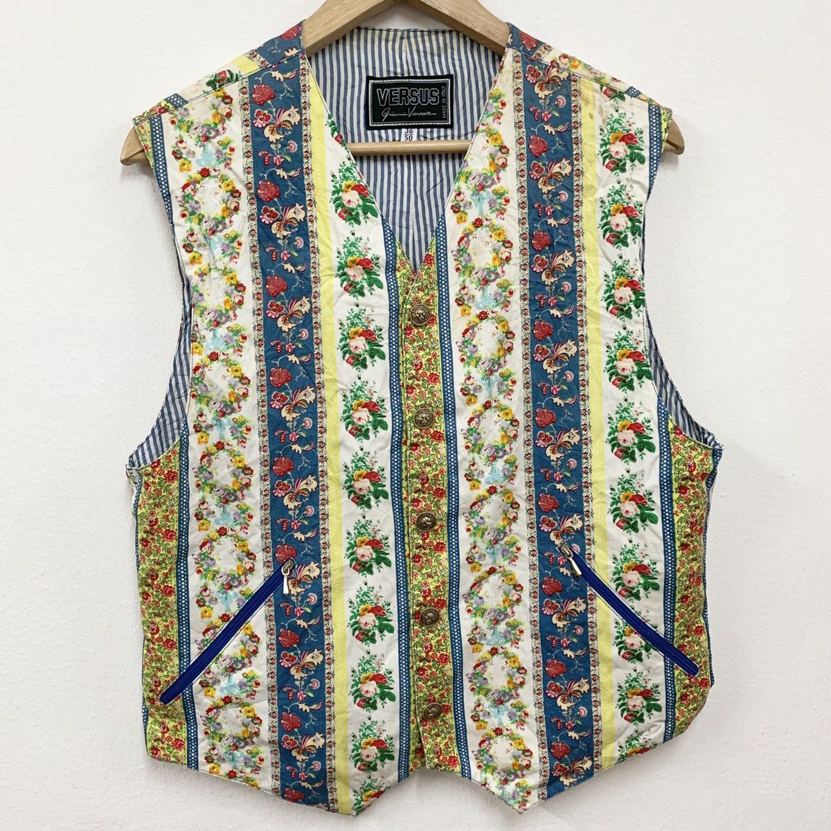 Versace Versus Gianni Versace Vest Size 36S - 2 Thumbnail