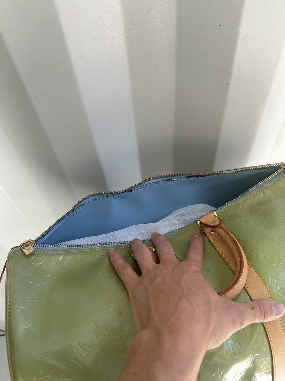 Louis Vuitton × Vintage Monogram Vernis Keepall 45 Duffle Bag Size ONE SIZE - 8 Thumbnail