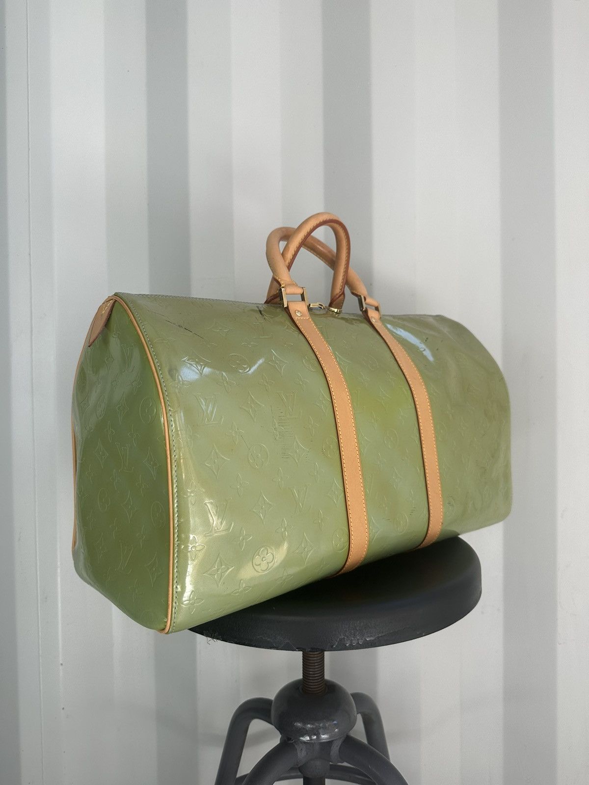 Louis Vuitton × Vintage Monogram Vernis Keepall 45 Duffle Bag Size ONE SIZE - 2 Thumbnail
