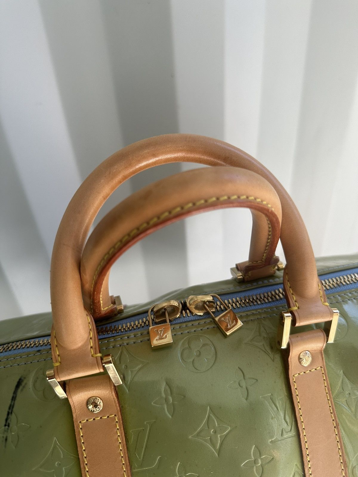 Louis Vuitton × Vintage Monogram Vernis Keepall 45 Duffle Bag Size ONE SIZE - 6 Thumbnail