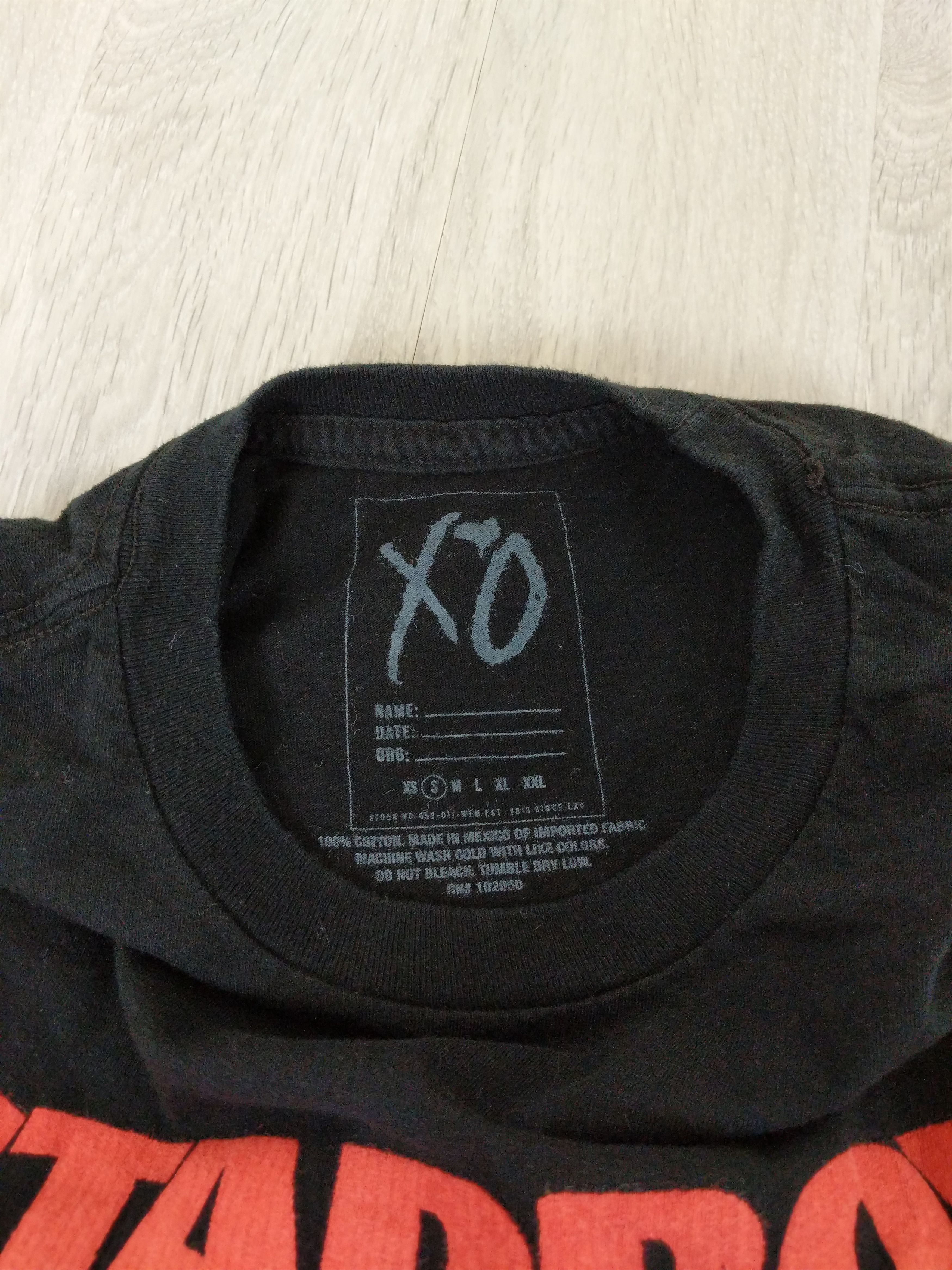 Band Tees 2017 The Weeknd Starboy Legend of The Fall Tour Tee Size US S / EU 44-46 / 1 - 5 Thumbnail