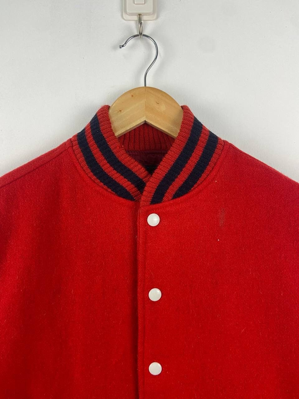 Van × Vintage Vintage Van Jac Wool Varsity Jacket Letterman Size US M / EU 48-50 / 2 - 3 Thumbnail