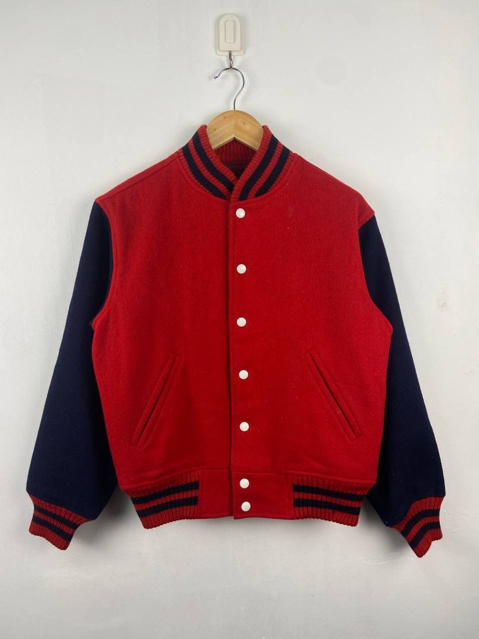 Vintage Van Jac Wool Varsity Jacket Letterman