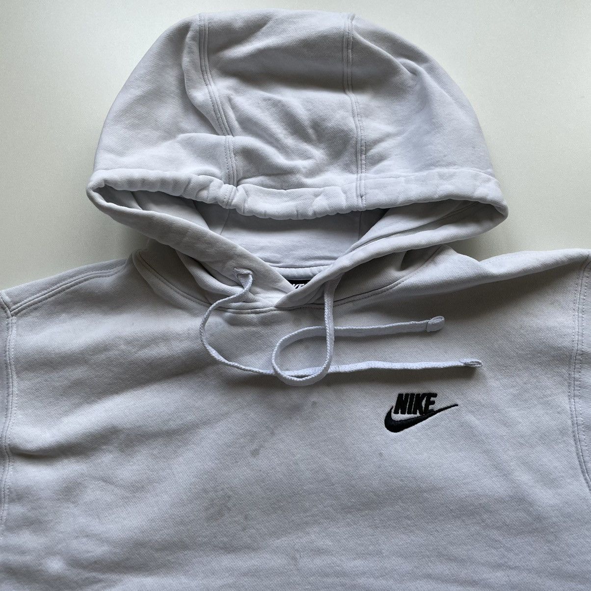 Nike × Vintage Vintage 2000s Nike Embroidered Swoosh Hoodie XS Rare Size US XS / EU 42 / 0 - 2 Thumbnail