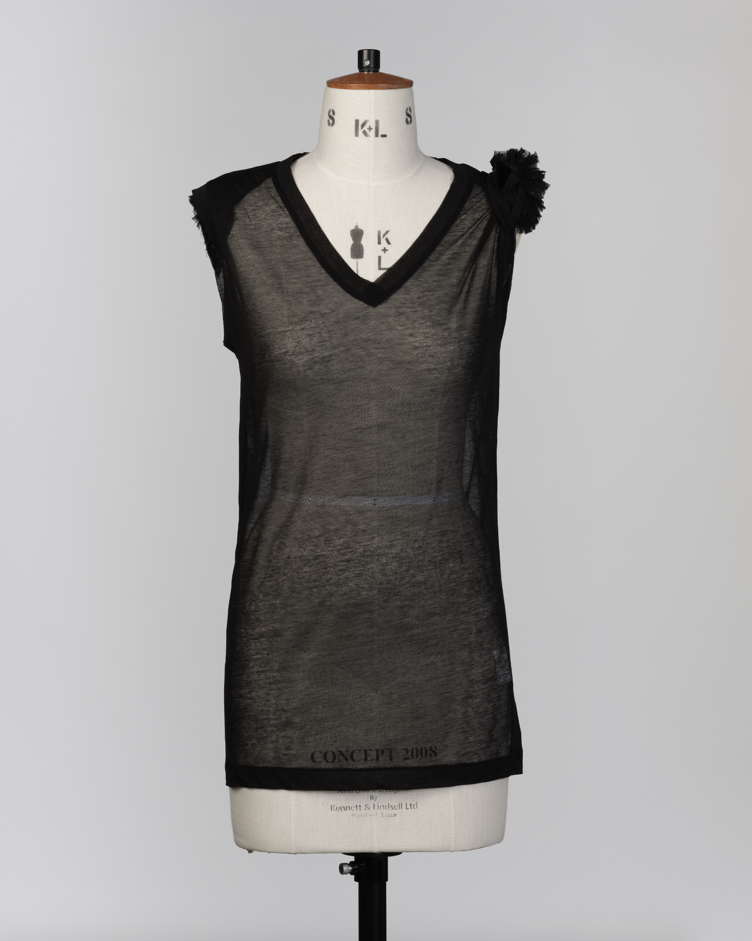 Sacai Translucent Top with Padded Shoulders Size M / US 6-8 / IT 42-44 - 3 Thumbnail