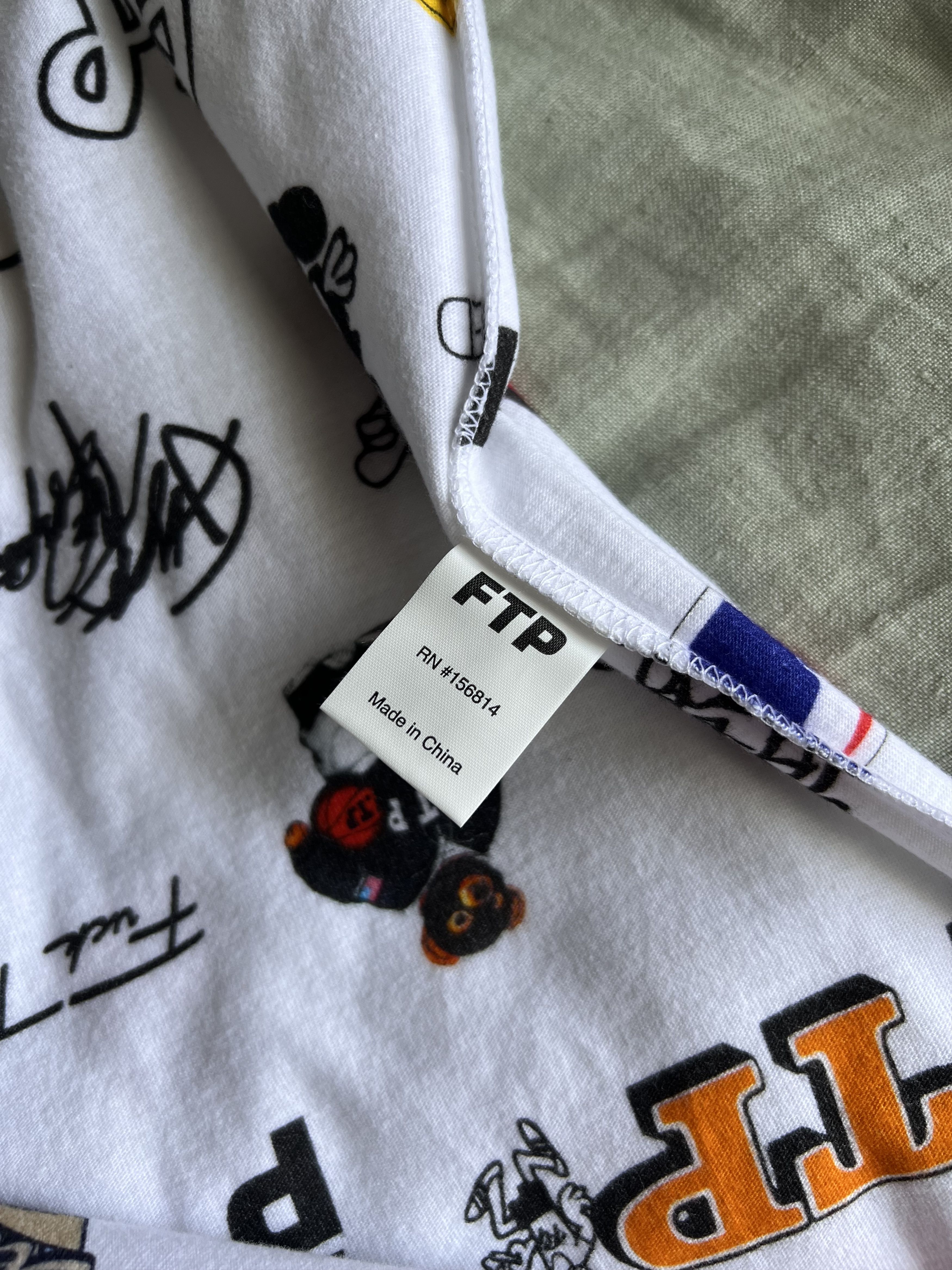 Fuck The Population FTP 13 Year Anniversary Tee in All Over Print White Size US M / EU 48-50 / 2 - 10 Thumbnail