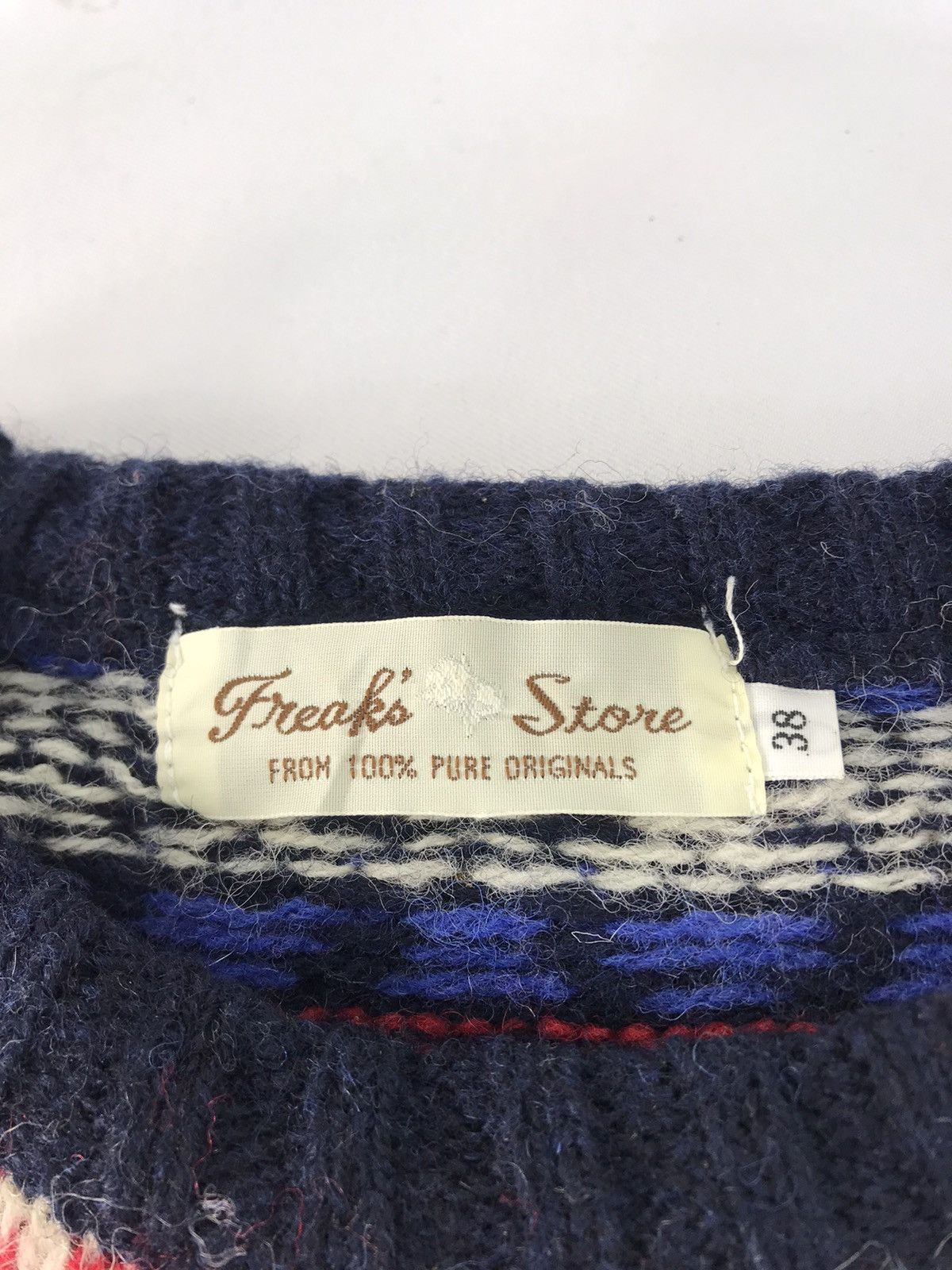 Japanese Brand Freaks Store Sweater Knit Abstract Ethic Native Art Size S / US 4 / IT 40 - 2 Thumbnail