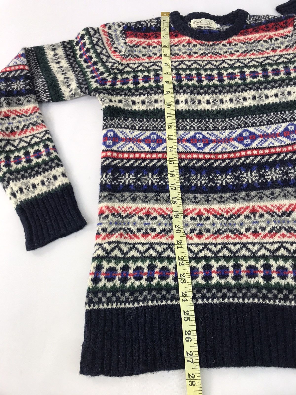 Japanese Brand Freaks Store Sweater Knit Abstract Ethic Native Art Size S / US 4 / IT 40 - 7 Thumbnail
