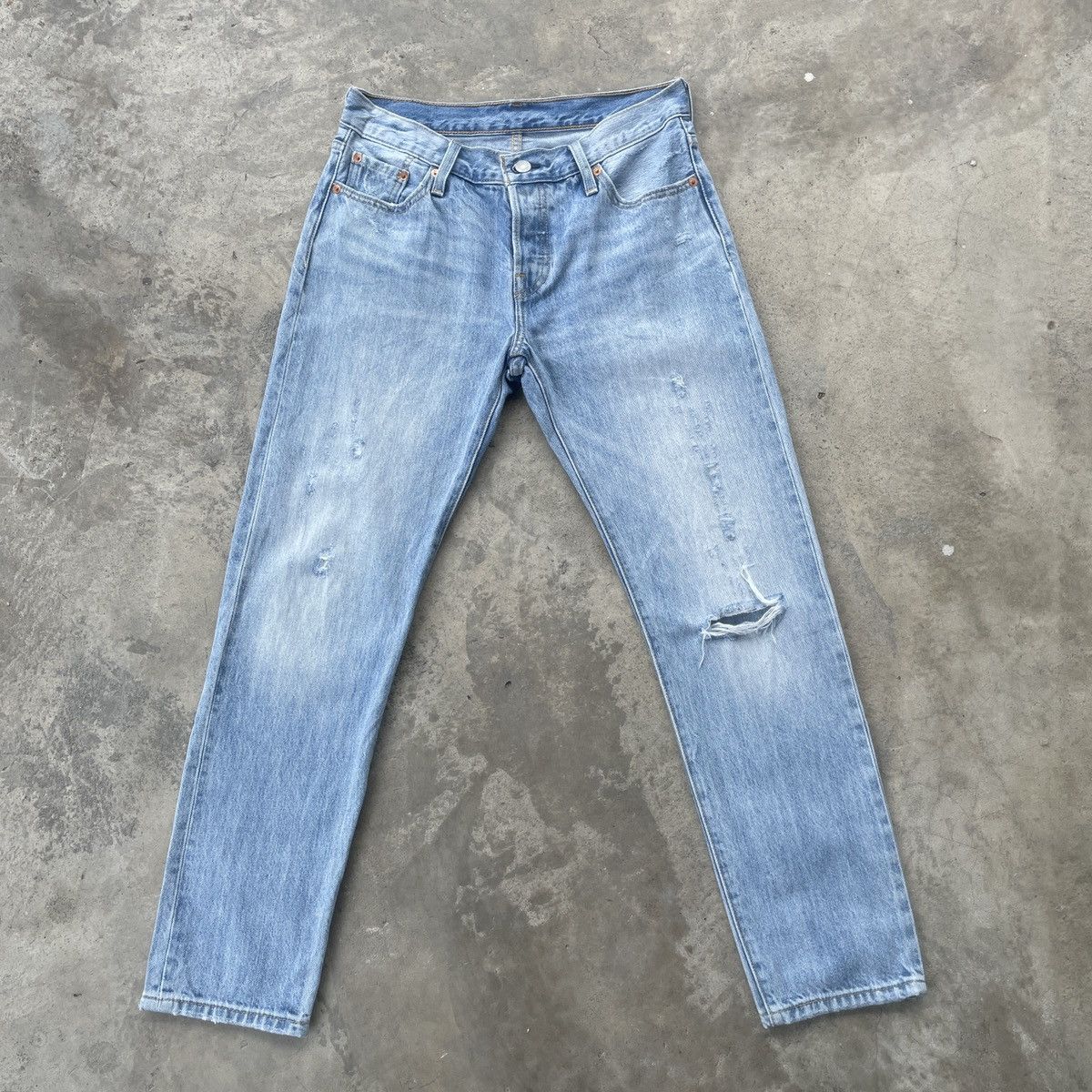Levi's Vintage Levi’s 501 Jeans 29x28 Levi’s 501 Denim Pants Size US 29 - 1 Thumbnail