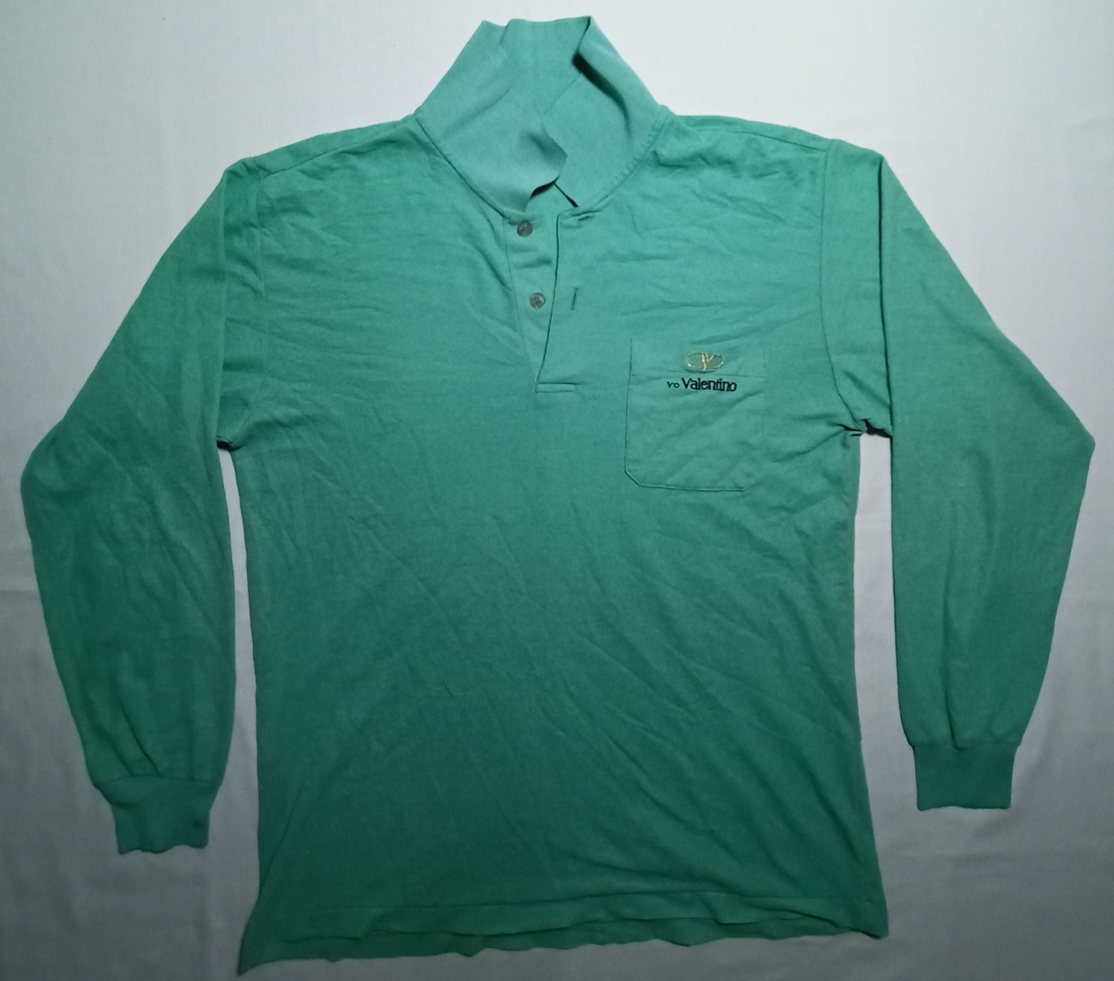 Valentino VC VALENTINO Collar Polo Tee Shirt Casual Paris Homme Size US M / EU 48-50 / 2 - 1 Thumbnail