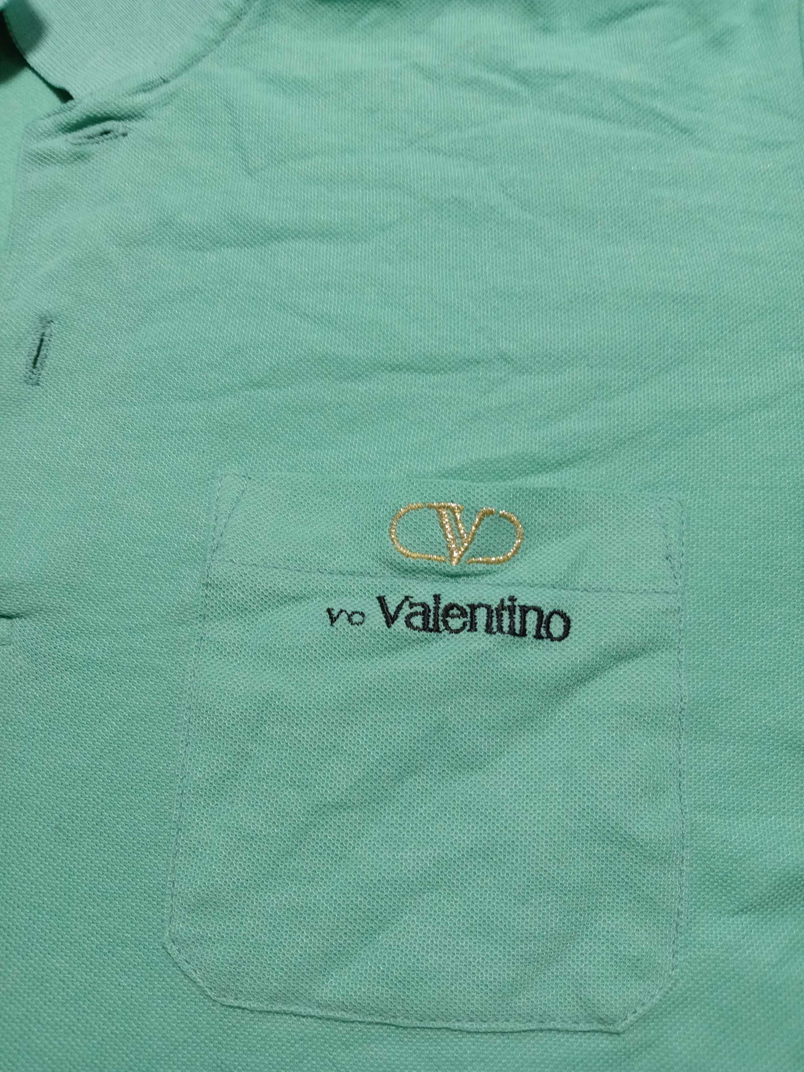 Valentino VC VALENTINO Collar Polo Tee Shirt Casual Paris Homme Size US M / EU 48-50 / 2 - 2 Thumbnail