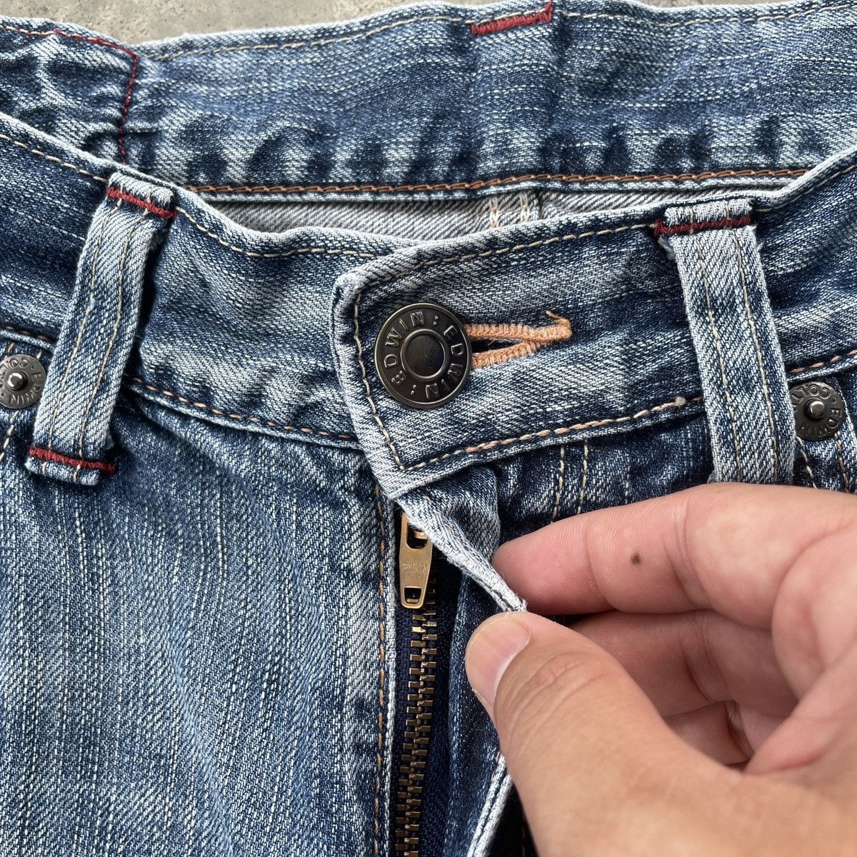 Edwin Vintage Edwin 506 Jeans W30x26.5 Edwin 506 Denim Pants Size US 30 / EU 46 - 7 Thumbnail