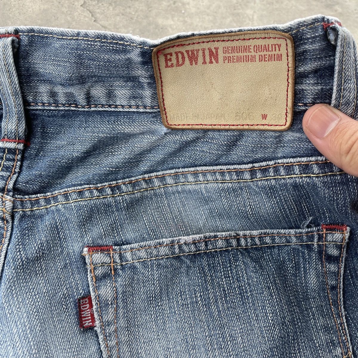 Edwin Vintage Edwin 506 Jeans W30x26.5 Edwin 506 Denim Pants Size US 30 / EU 46 - 10 Thumbnail