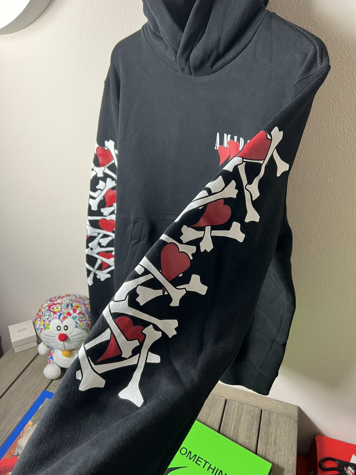 Amiri Amiri Hearts Bones Hoodie Large Size US L / EU 52-54 / 3 - 7 Thumbnail