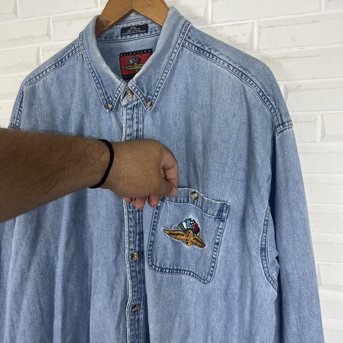 Vintage VINTAGE BRICKYARD AUTHENTICS INDIANAPOLIS MOTOR SPEEDWAY Size US XXL / EU 58 / 5 - 4 Thumbnail