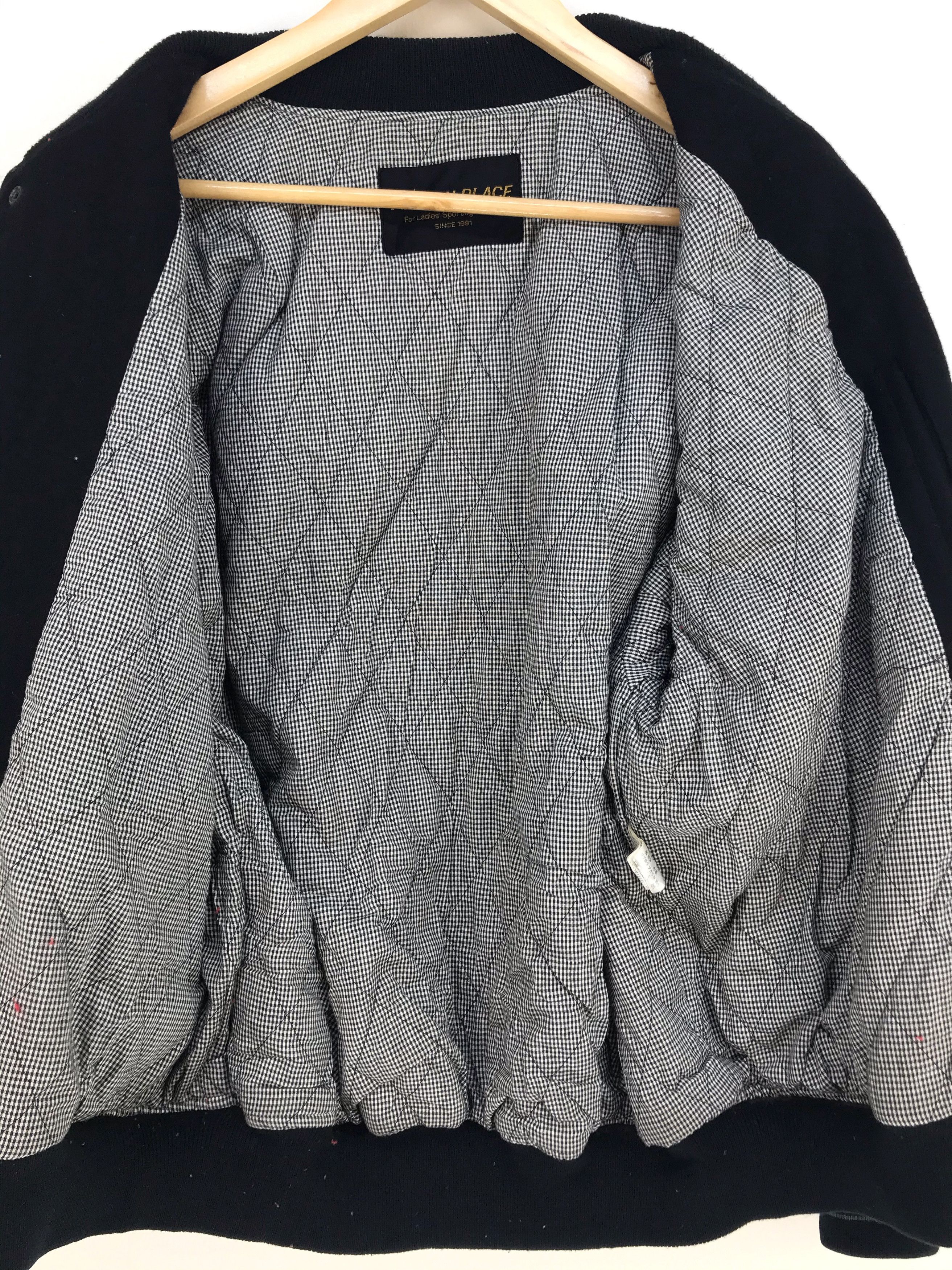 Vintage Vtg PEYTON PLACE Pour Femmes Varsity Jacket Leather/Wool Size M / US 6-8 / IT 42-44 - 11 Thumbnail