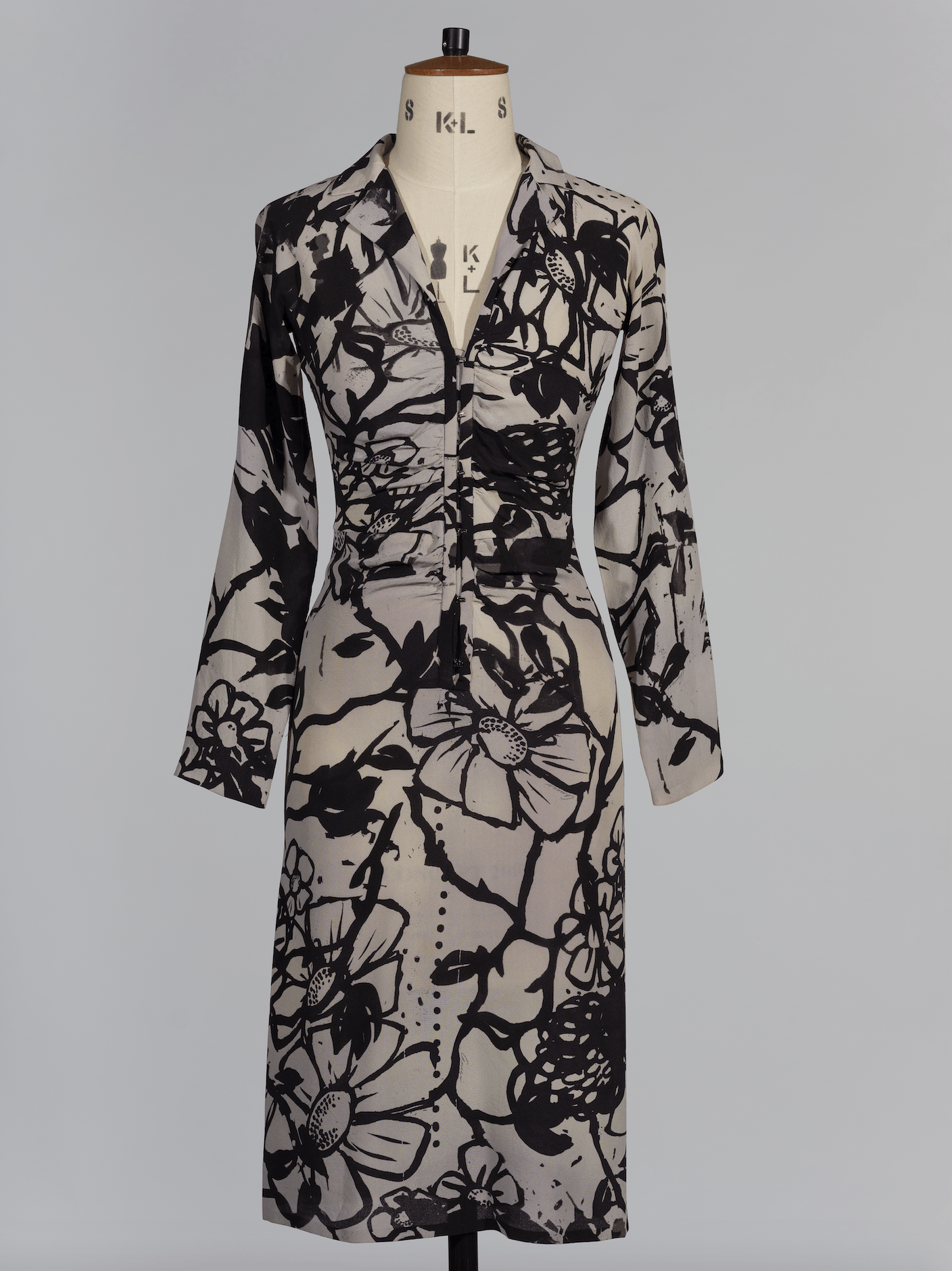 Gucci × Tom Ford Floral Print Silk Crepe Coctail Dress Size XS / US 0-2 / IT 36-38 - 1 Thumbnail