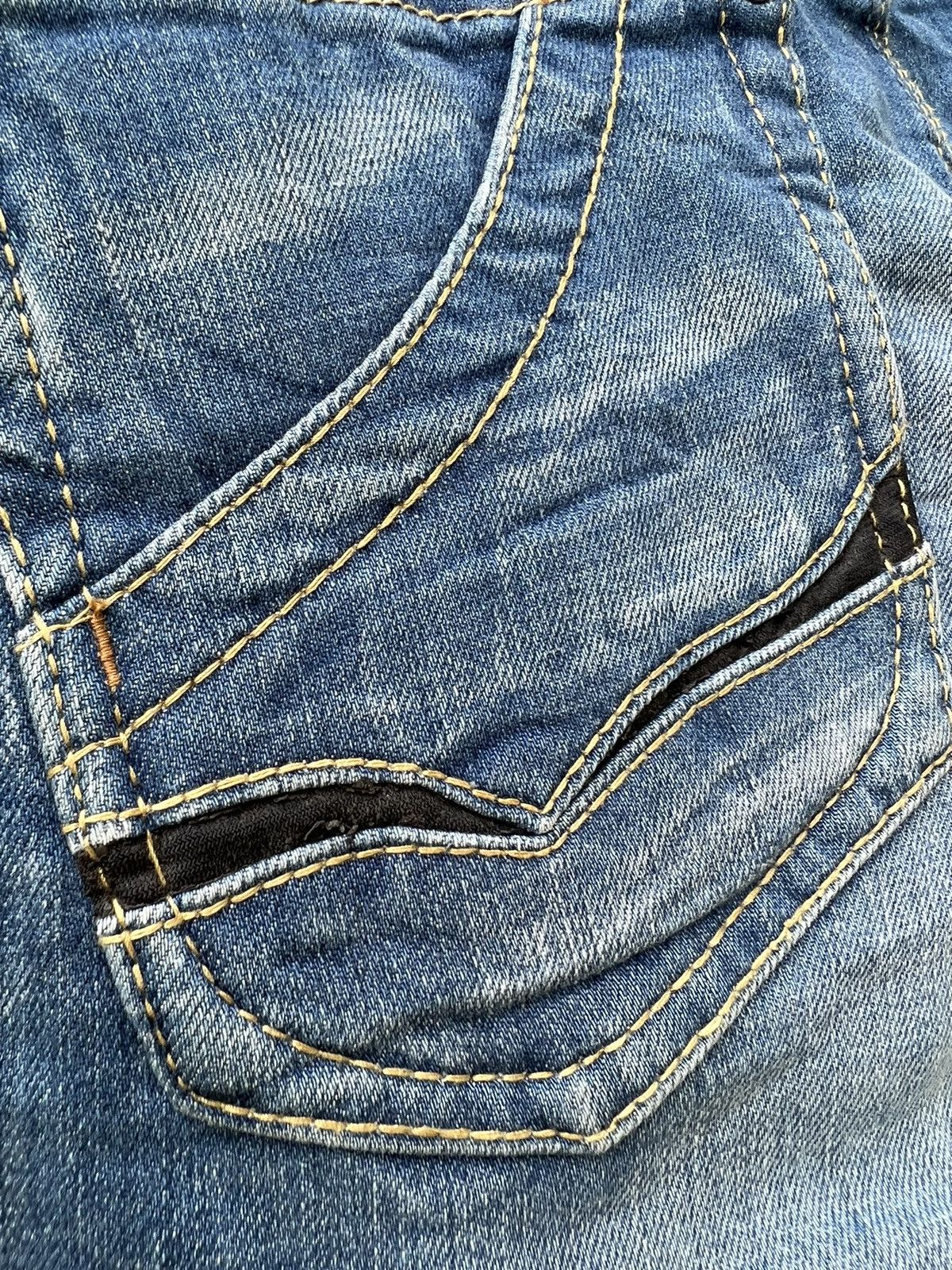 Japanese Brand Vintage Nicole Club FM Fade Blue Denim Stretch Flare Jeans Size US 30 / EU 46 - 16 Thumbnail