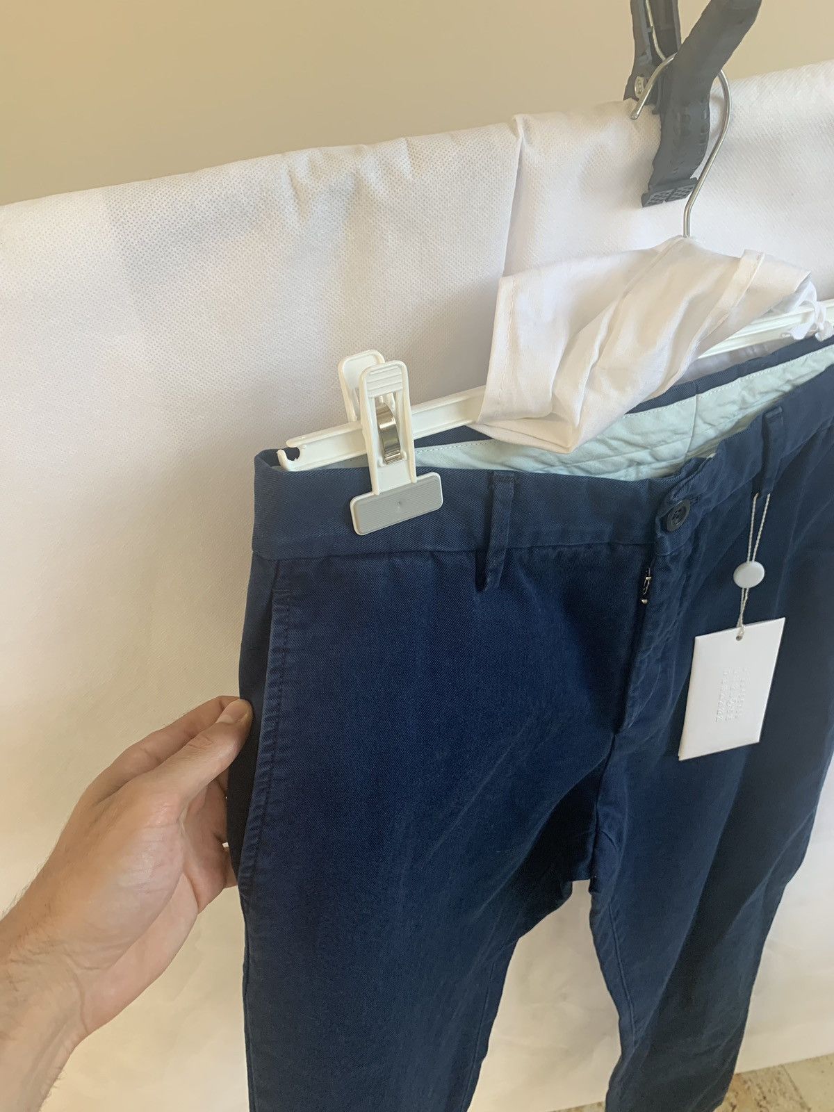 Maison Margiela 14 Casual Pants in Dark Blue Size US 32 / EU 48 - 4 Thumbnail