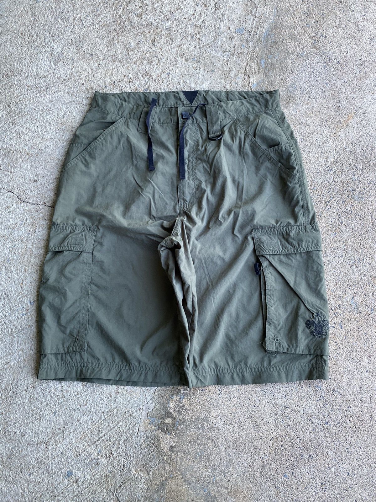 Japanese Brand × Vintage Vintage Y2K Boy Scout Shorts Olive Green Cargo Shorts Size US 30 / EU 46 - 1 Thumbnail