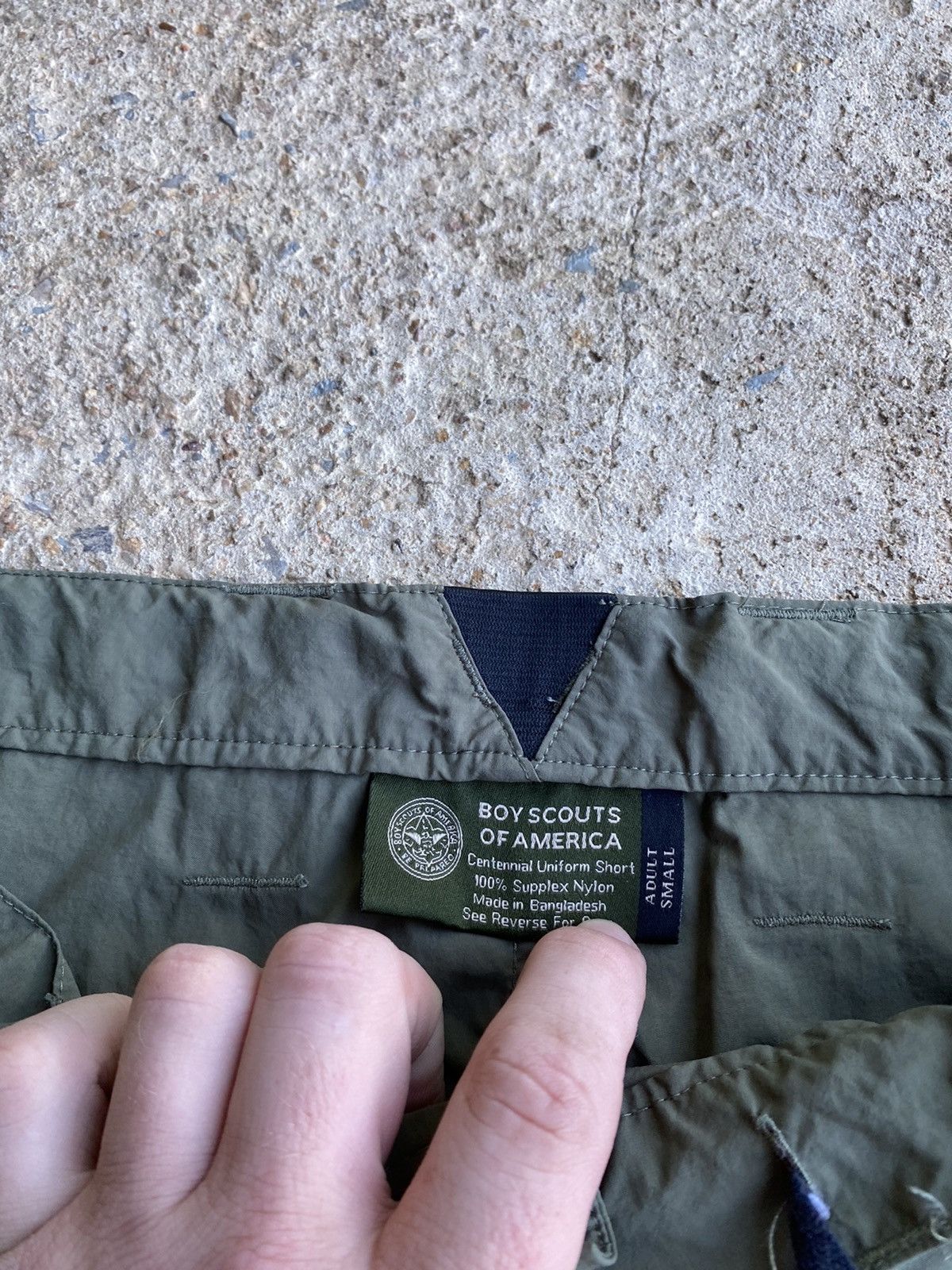 Japanese Brand × Vintage Vintage Y2K Boy Scout Shorts Olive Green Cargo Shorts Size US 30 / EU 46 - 7 Thumbnail