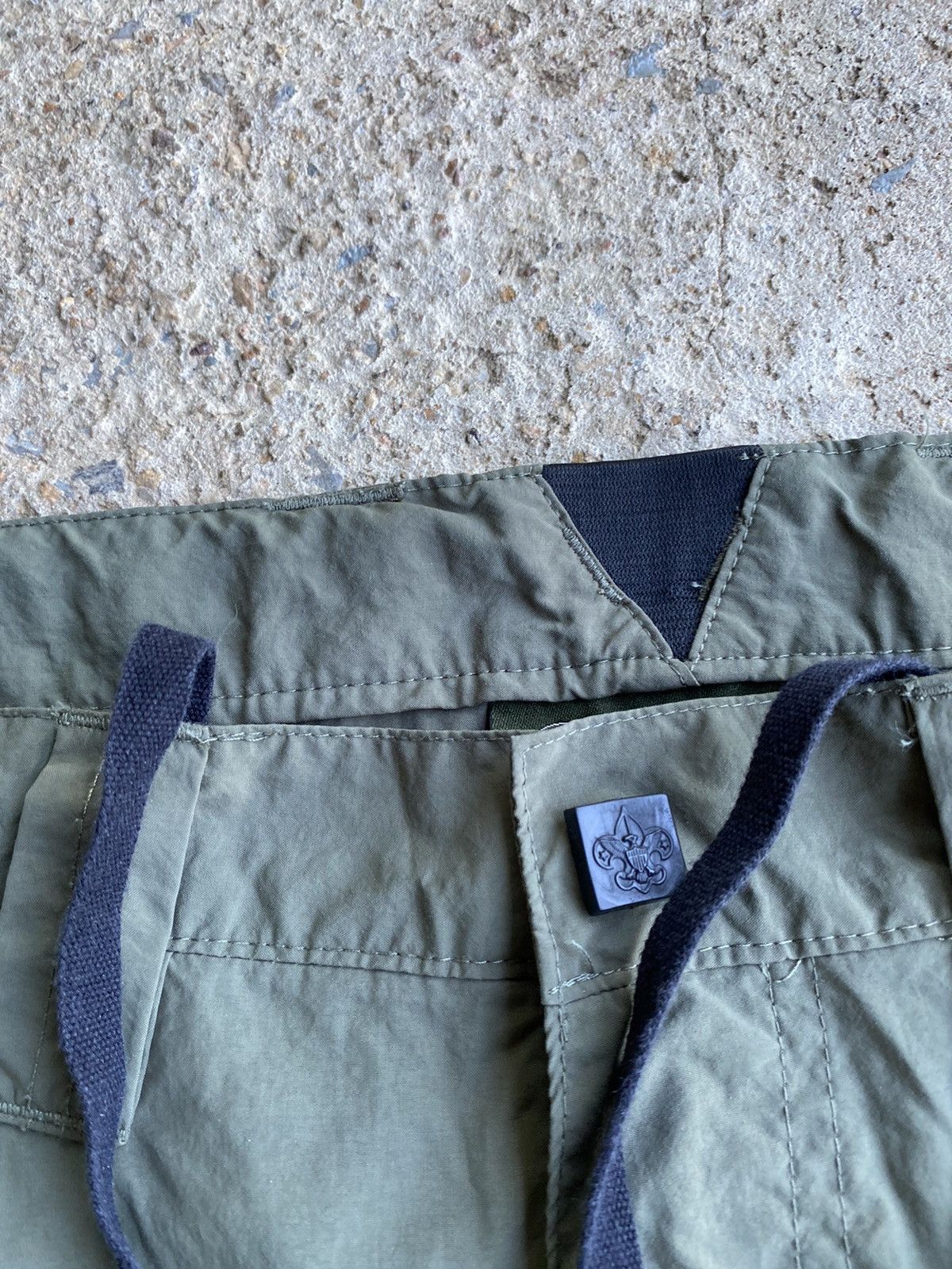 Japanese Brand × Vintage Vintage Y2K Boy Scout Shorts Olive Green Cargo Shorts Size US 30 / EU 46 - 5 Thumbnail