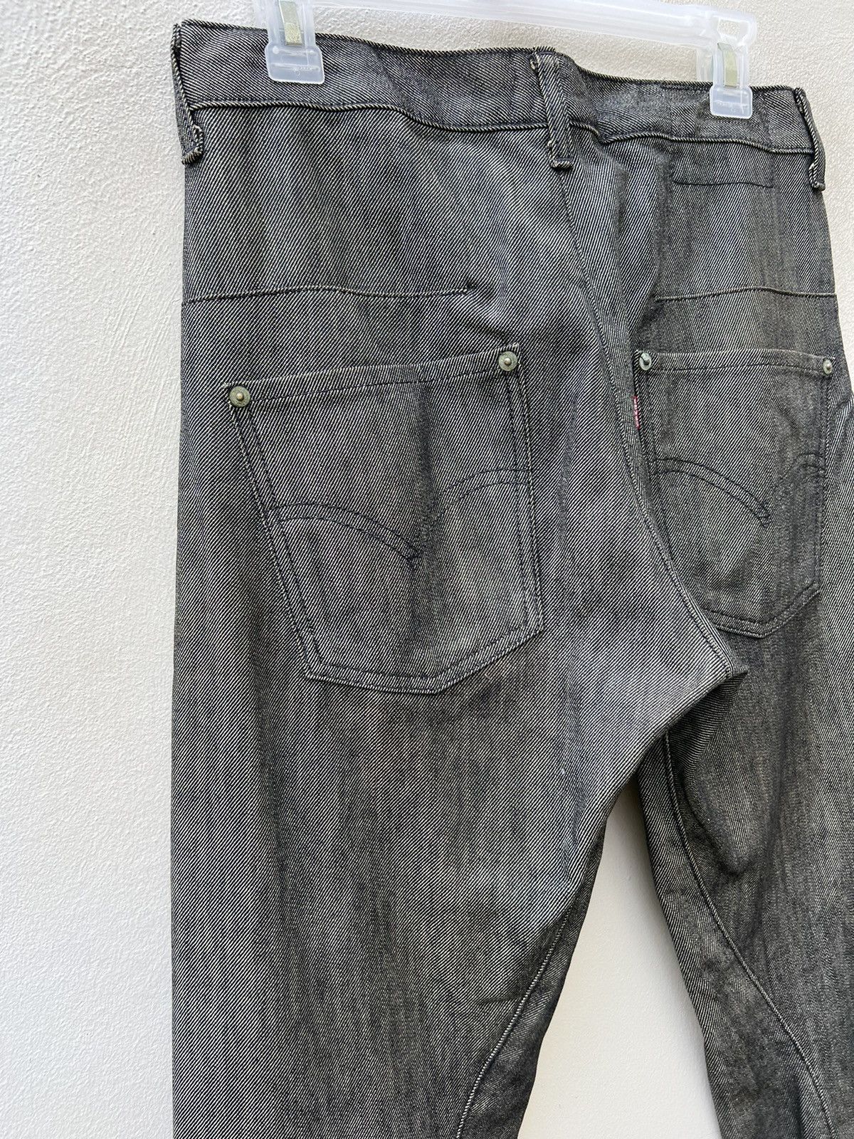 Levi's 2000 Levi’s Engineered Jeans Dirty Mud Stains Denim Regular Size US 29 - 17 Thumbnail