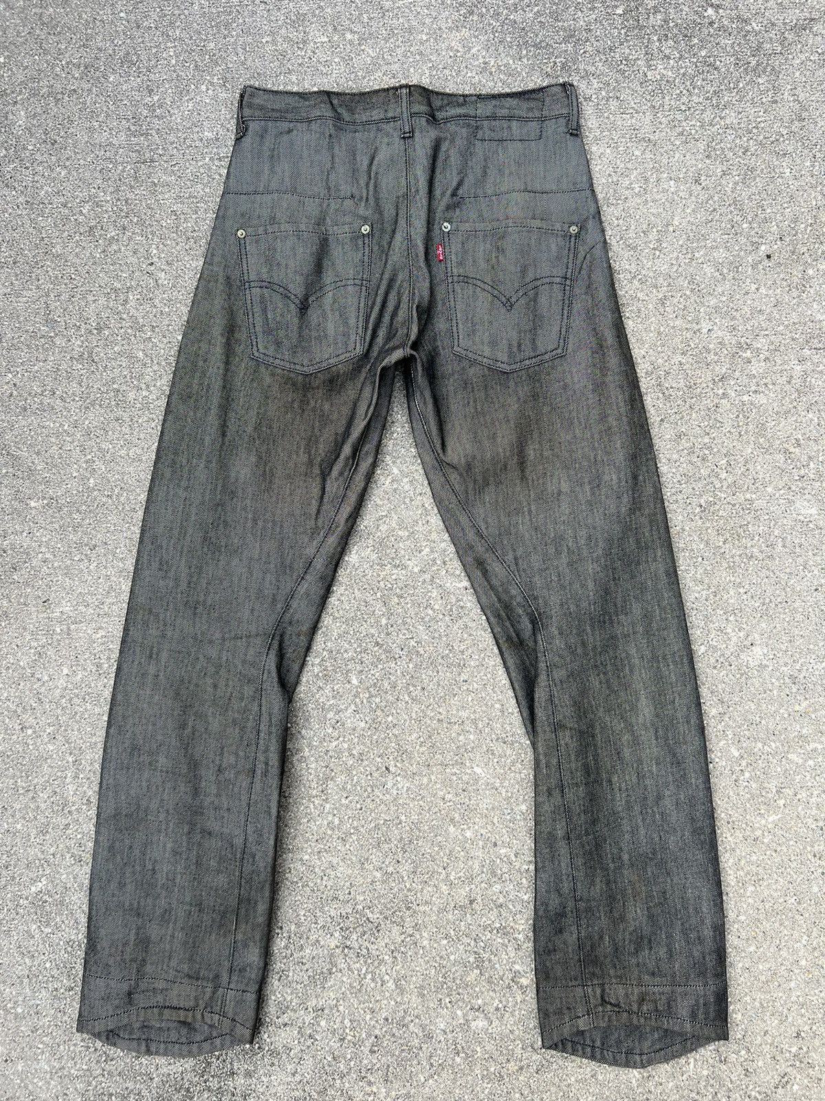Levi's 2000 Levi’s Engineered Jeans Dirty Mud Stains Denim Regular Size US 29 - 6 Thumbnail