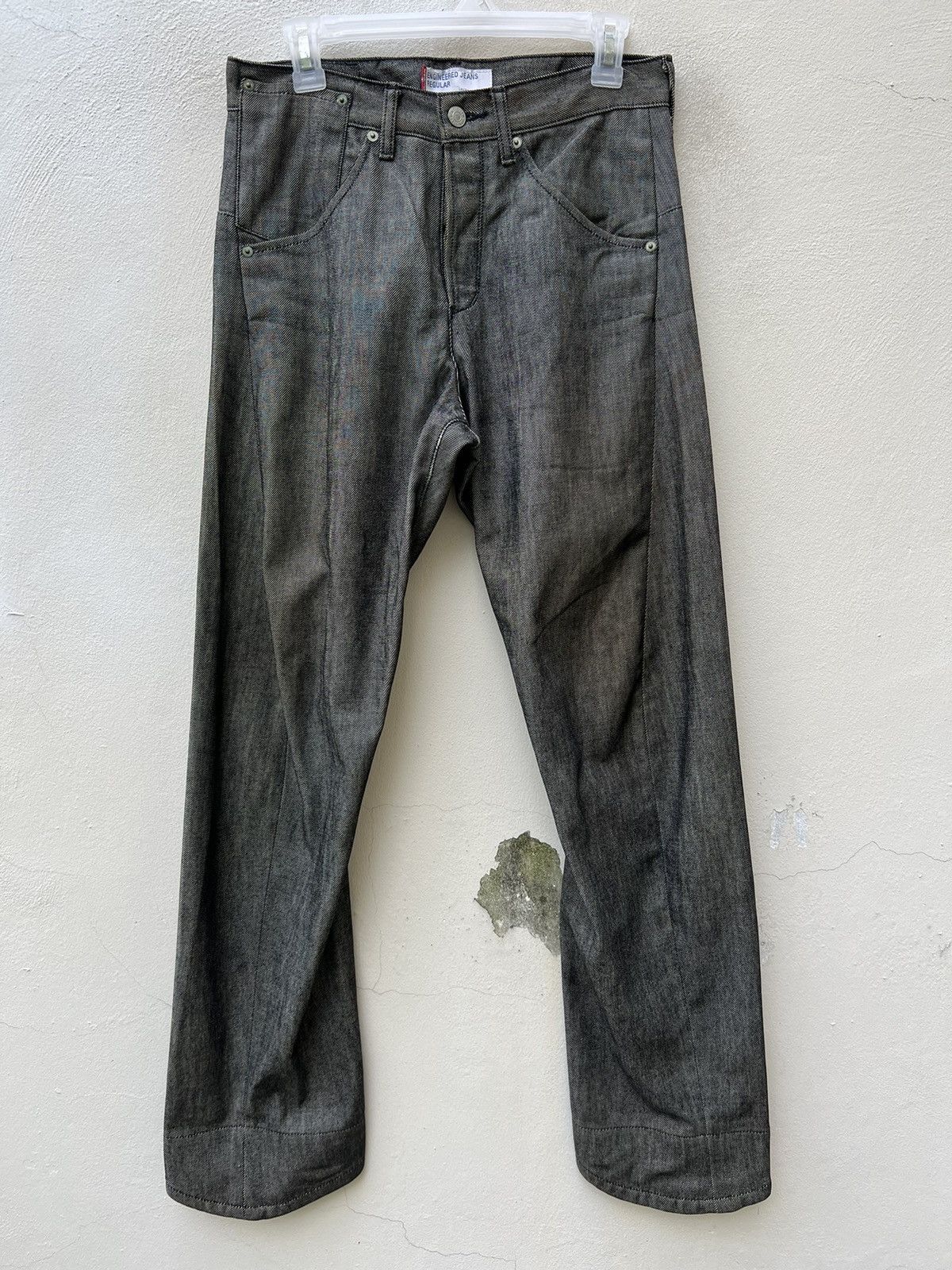 Levi's 2000 Levi’s Engineered Jeans Dirty Mud Stains Denim Regular Size US 29 - 7 Thumbnail