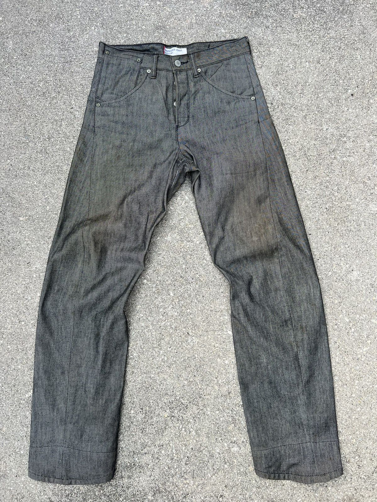 Levi's 2000 Levi’s Engineered Jeans Dirty Mud Stains Denim Regular Size US 29 - 1 Thumbnail