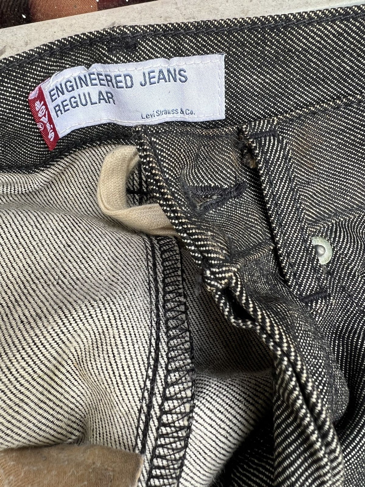Levi's 2000 Levi’s Engineered Jeans Dirty Mud Stains Denim Regular Size US 29 - 22 Thumbnail
