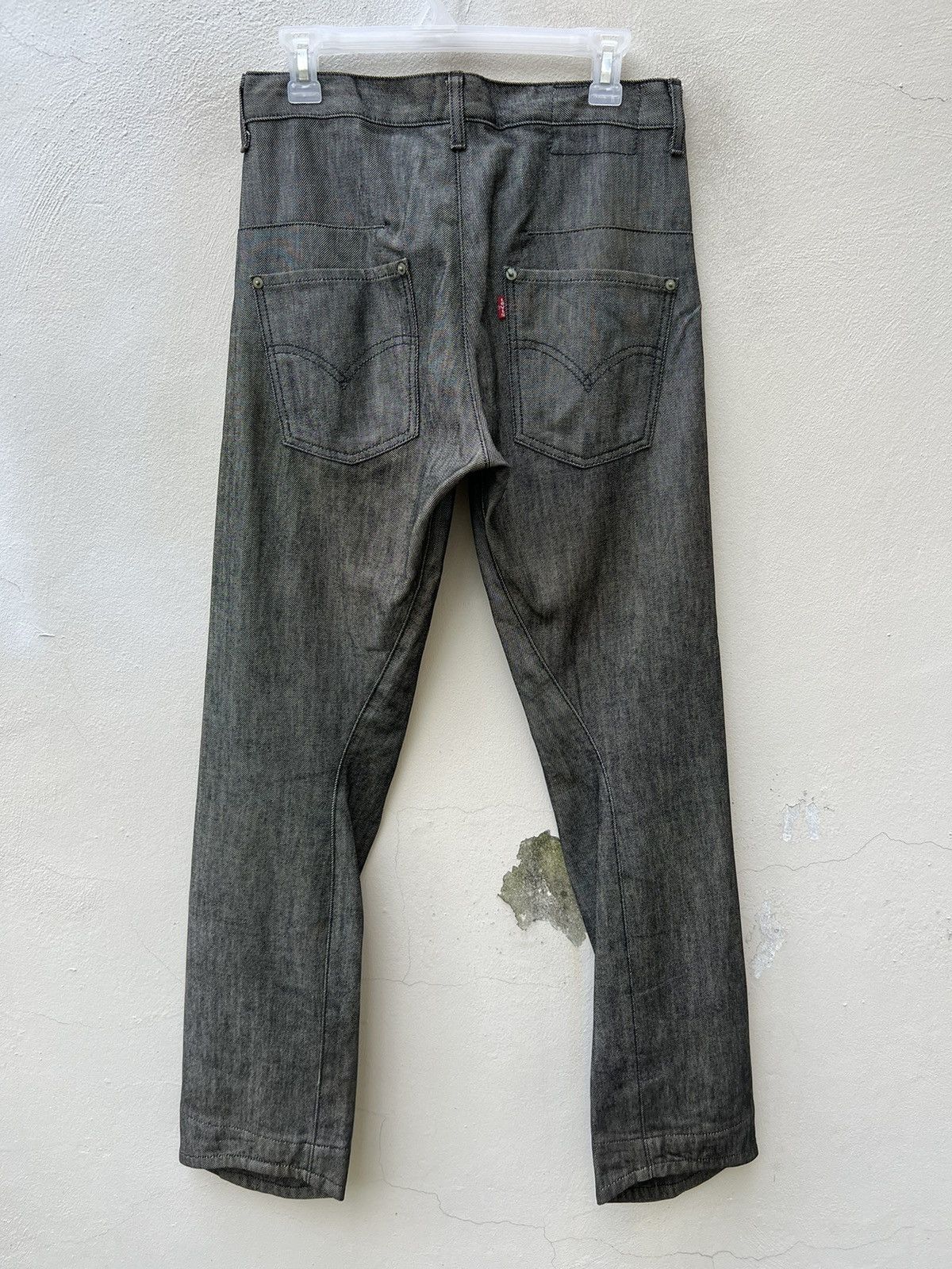 Levi's 2000 Levi’s Engineered Jeans Dirty Mud Stains Denim Regular Size US 29 - 16 Thumbnail