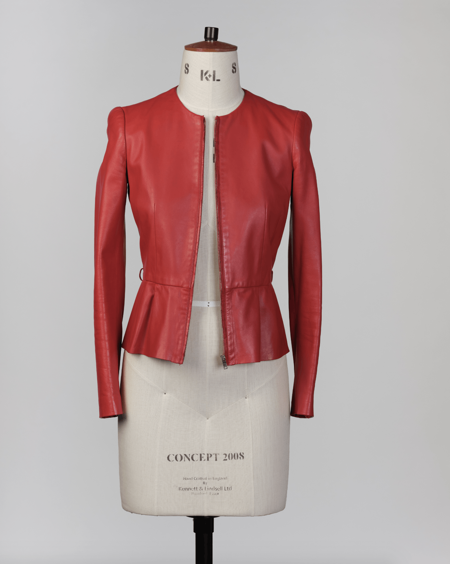 Gucci Red Leather Jacket with Bow Belt Size XS / US 0-2 / IT 36-38 - 6 Thumbnail