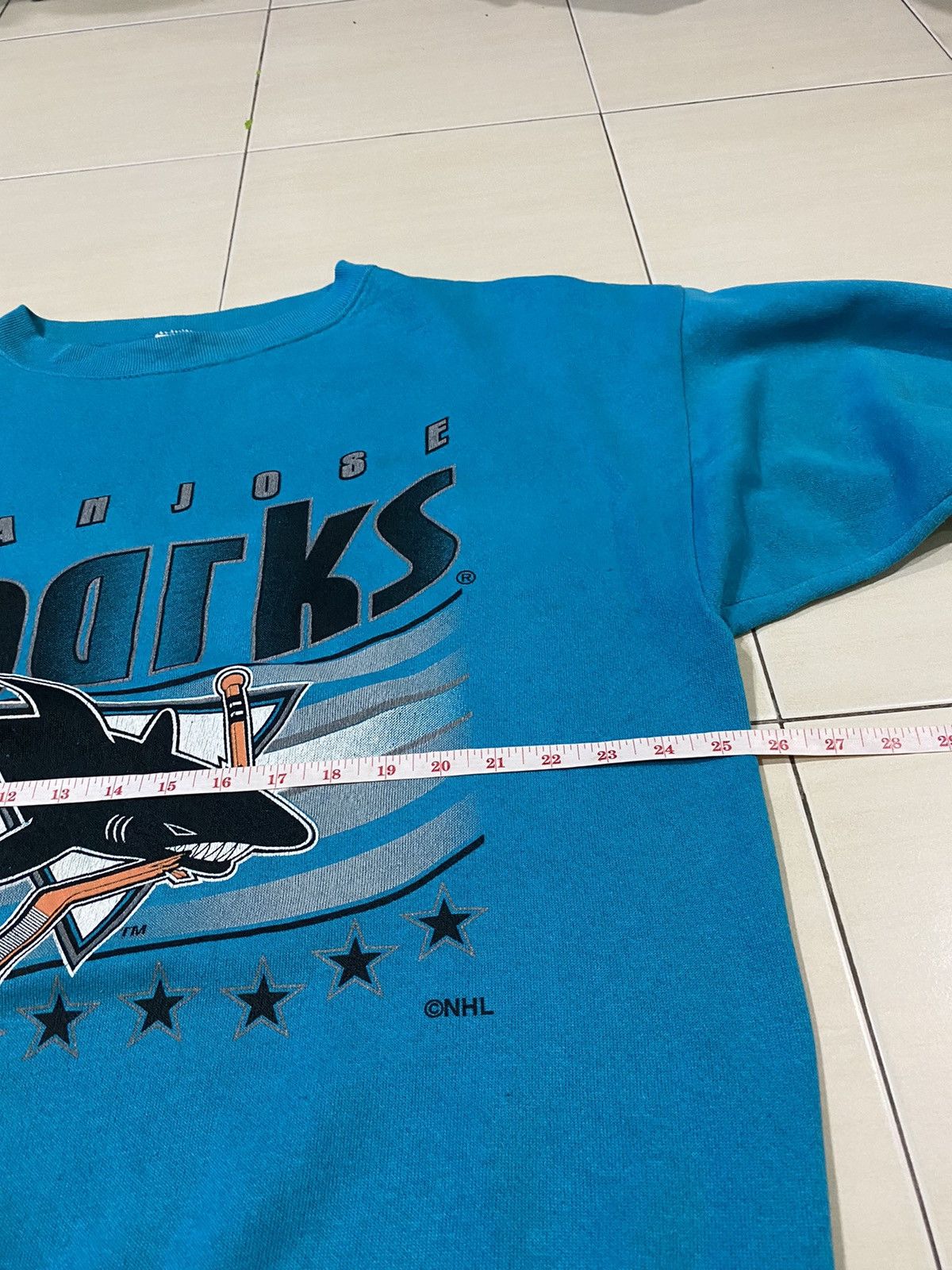 NHL Vintage San Jose Sharks NHL Crewneck sweatshirt Size US XXL / EU 58 / 5 - 11 Thumbnail