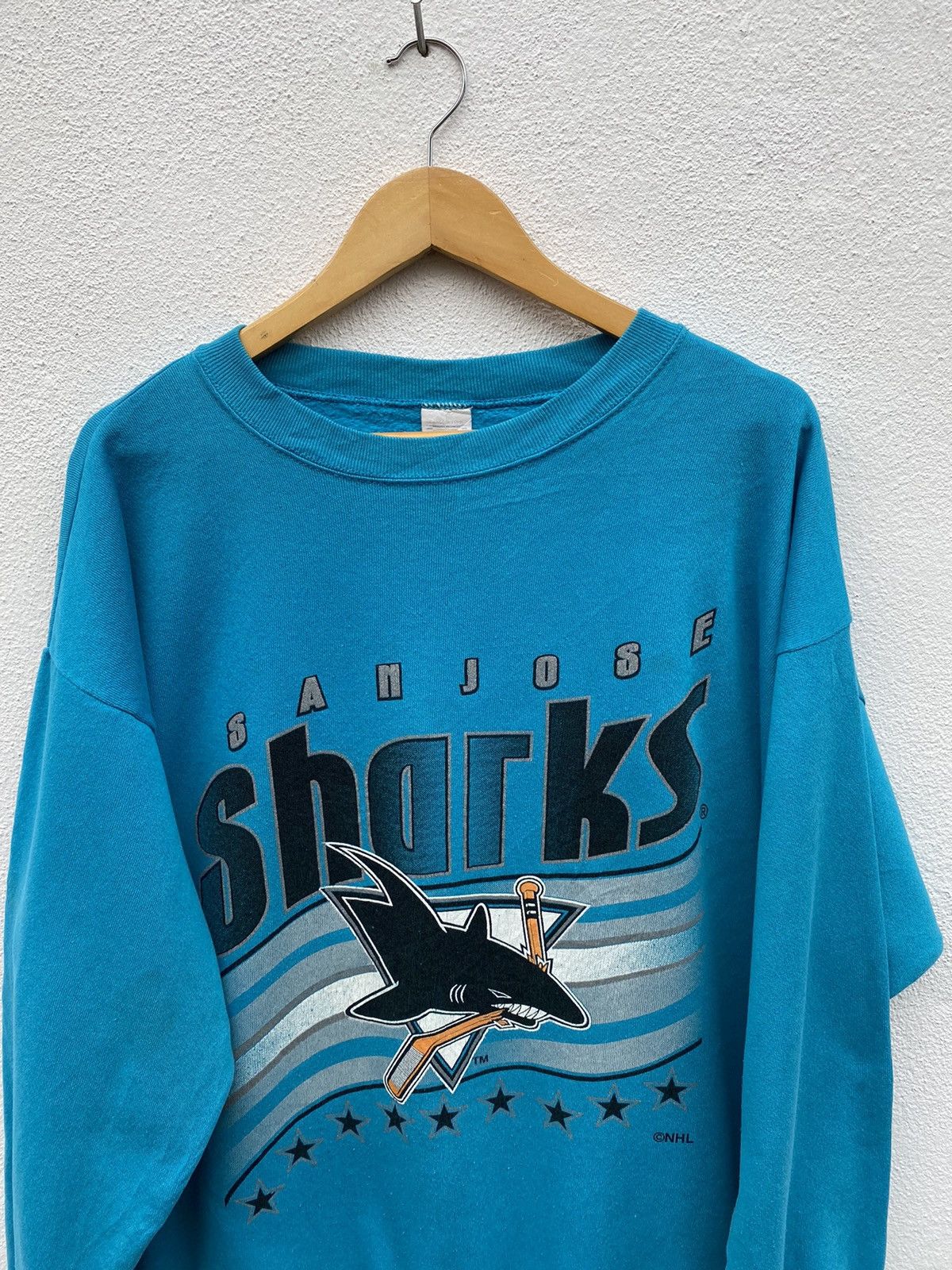 NHL Vintage San Jose Sharks NHL Crewneck sweatshirt Size US XXL / EU 58 / 5 - 3 Thumbnail