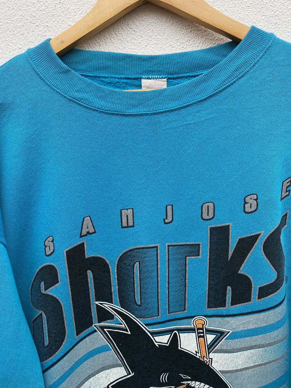 NHL Vintage San Jose Sharks NHL Crewneck sweatshirt Size US XXL / EU 58 / 5 - 4 Thumbnail