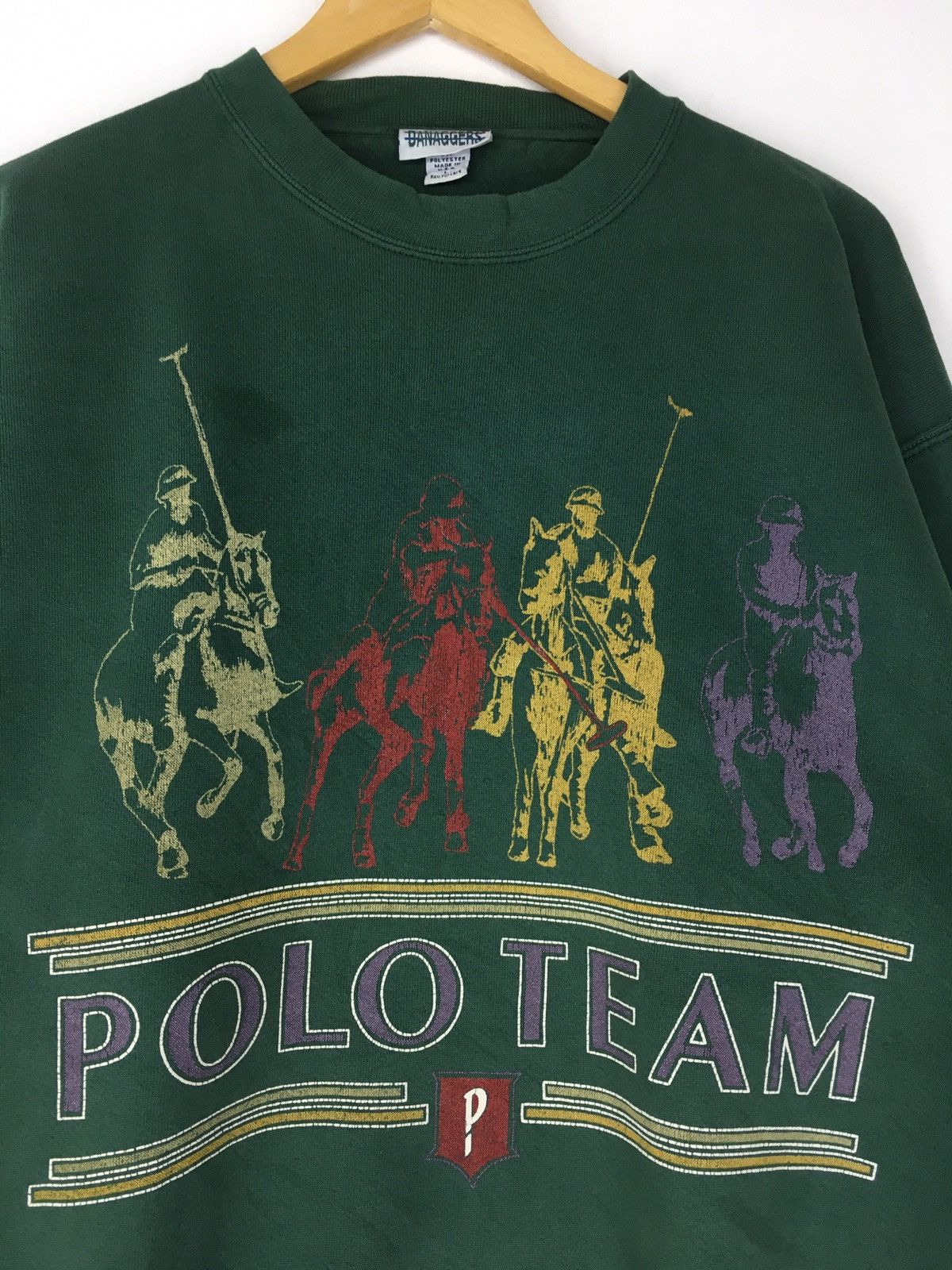 Polo Ralph Lauren × Vintage Vintage design Big Logo Polo Team sweatshirt jumper Size US L / EU 52-54 / 3 - 2 Thumbnail