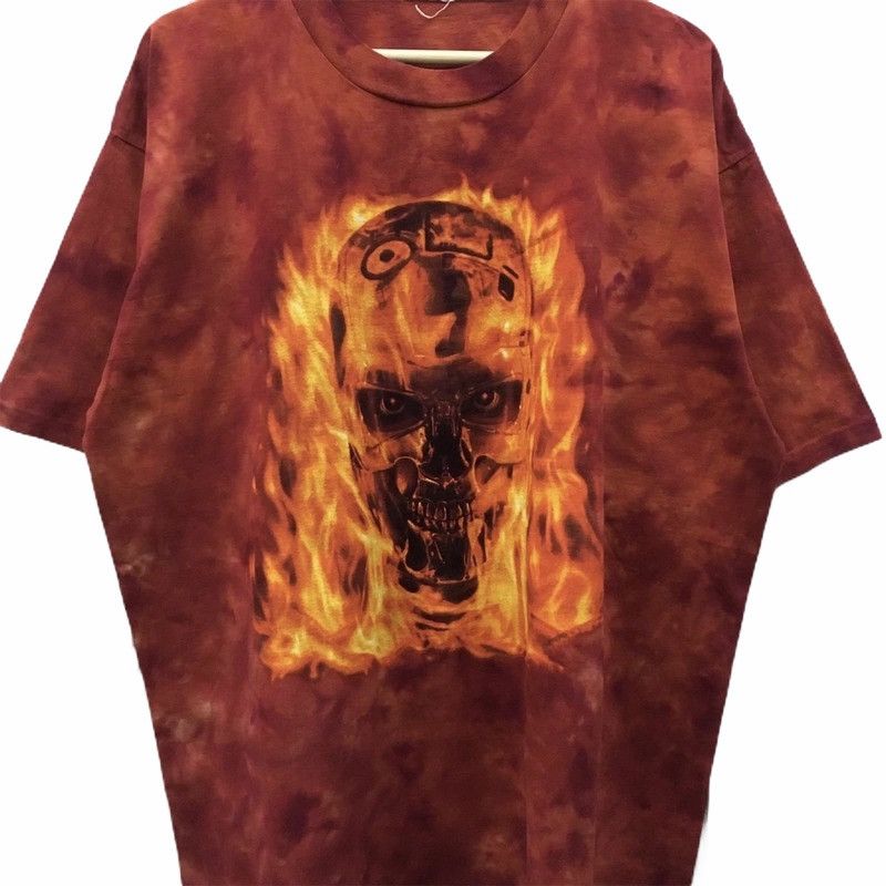 Universal Studios × Vintage Rare Movie Vintage 90’s Terminator 2 T2-3D Tie Dye Tee Size US XL / EU 56 / 4 - 6 Thumbnail