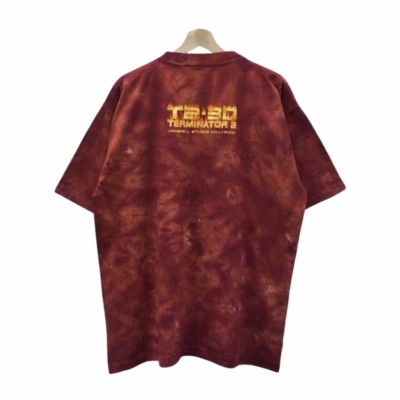 Universal Studios × Vintage Rare Movie Vintage 90’s Terminator 2 T2-3D Tie Dye Tee Size US XL / EU 56 / 4 - 2 Thumbnail