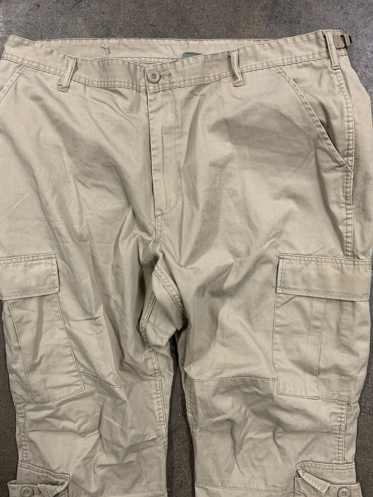 Vintage Vintage Tan Army Cargo Pants Size US 40 / EU 56 - 3 Thumbnail